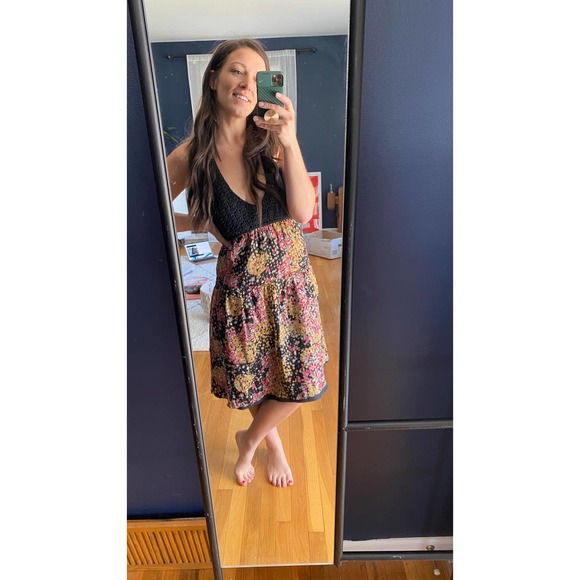 M by Missoni Crochet & Silk Italian Chic Halter Dress - Picture 6 of 10